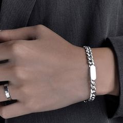 Vòng Tay Khắc Tên Thép Titan Cao Cấp - Vòng Cổ Nam Nữ Cuba Thời Trang Tùy Chỉnh Độc Đáo