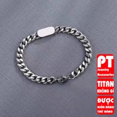Lắc Tay Titan Cao Cấp Nam - Phụ Kiện Thời Trang Mạnh Mẽ, Bền Bỉ, Thiết Kế Nam Tính, An Toàn Cho Da - Quà Tặng Hoàn Hảo