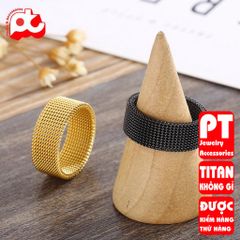 Nhẫn Titan Cao Cấp Nam Nữ - Thiết Kế Đẳng Cấp và Mạnh Mẽ, Chống Gỉ và Trầy Xước, Phụ Kiện Thời Trang Unisex