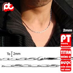 Dây Chuyền Titan Cao Cấp Nam - Phong Cách Mạnh Mẽ, Chống Gỉ, An Toàn Cho Da - Phụ Kiện Thời Trang Đẳng Cấp