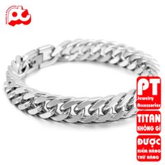 Lắc Tay Nam Titan Cao Cấp - Thiết Kế Mạnh Mẽ, Bền, Kháng Gỉ, Phụ Kiện Thời Trang Đẳng Cấp Cho Phái Mạnh 10mm
