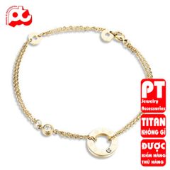 Lắc Chân Nữ Titan Cao Cấp, Thiết Kế Thanh Lịch, Chống Gỉ Không Đen - Phụ Kiện Thời Trang Đẳng Cấp Cho Mọi Phong Cách