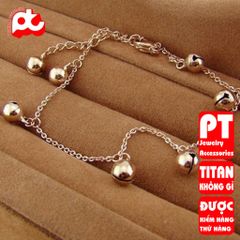 Lắc Chân Nữ Titan Cao Cấp - Phong Cách Thanh Lịch, An Toàn Cho Da, Không Gỉ, Nhiều Màu Sắc - Phụ Kiện Thời Trang Đẹp