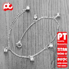 Lắc Chân Nữ Titan Cao Cấp - Phong Cách Thanh Lịch, An Toàn Cho Da, Không Gỉ, Nhiều Màu Sắc - Phụ Kiện Thời Trang Đẹp