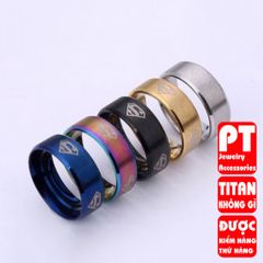 Nhẫn Nam Titan Cao Cấp - Đẳng Cấp Thời Trang Mạnh Mẽ, Chống Gỉ, An Toàn Cho Da, Quà Tặng Ý Nghĩa Cho Đấng Mày Râu