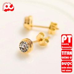 Bông Tai Nữ Titan Cao Cấp - Thanh Lịch, Sang Trọng, Không Gỉ - Phụ Kiện Thời Trang Nữ Đẹp, Quà Tặng Ý Nghĩa