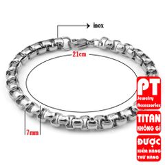 Lắc Tay Titan Nam Cao Cấp Thời Trang - Bền Bỉ, An Toàn Cho Da, Phong Cách Nam Tính, Phụ Kiện Sang Trọng Cho Đấng Mày Râu