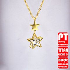 Dây Chuyền Titan Cao Cấp Sang Trọng - Phụ Kiện Thời Trang Nam Đẳng Cấp Không Đen, Chống Trầy Xước, An Toàn Cho Da