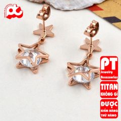 Bông Tai Nam Titan Cao Cấp - Phong Cách Nam Tính, Chống Gỉ, Sang Trọng, Quà Tặng Đặc Biệt - Thiết Kế Hiện Đại, An Toàn Cho Da