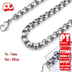 Dây Chuyền Nam Titan Cao Cấp - Đẳng Cấp, Chống Gỉ Sét, Phong Cách Mạnh Mẽ, Thời Trang Nam Tinh Tế, Quà Tặng Ý Nghĩa