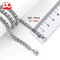Dây Chuyền Nam Titan Cao Cấp - Đẳng Cấp, Chống Gỉ Sét, Phong Cách Mạnh Mẽ, Thời Trang Nam Tinh Tế, Quà Tặng Ý Nghĩa