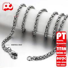 Dây Chuyền Titan Cao Cấp Nam Sang Trọng - Phong Cách Đẳng Cấp, Bền, Không Gỉ, Quà Tặng Ý Nghĩa Dành Cho Đấng Mày Râu