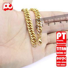 Lắc Tay Nam Titan Cao Cấp - Phong Cách Mạnh Mẽ, Bền Bỉ, Không Gỉ, Phụ Kiện Thời Trang Nam, Quà Tặng Độc Đáo