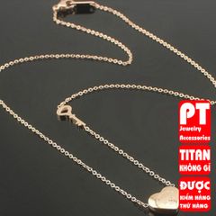 Dây Chuyền Titan Cao Cấp Nam - Phong Cách Mạnh Mẽ, Không Gỉ, Chống Trầy Xước - Phụ Kiện Thời Trang Đẳng Cấp cho Đàn Ông