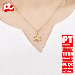 Dây Chuyền Nữ Titan Cao Cấp - Sang Trọng, Tinh Tế, Bền Bỉ, An Toàn Cho Da - Trang Sức Phong Cách Hiện Đại PT Jewelry