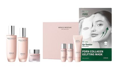 Bộ Dưỡng Ẩm Trắng Da Ohui Hồng Miracle Moisture Special Set 7 Sản Phẩm - Dưỡng Trắng, Tràn Đầy Ẩm Độ, Chống Lão Hóa