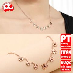 Dây Chuyền Nữ Titan Cao Cấp - Sang Trọng, Tinh Tế, Không Gỉ, Chống Trầy, Phụ Kiện Thời Trang Nữ Tính, Quà Tặng Ý Nghĩa