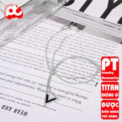 Dây Chuyền Nữ Titan Cao Cấp Sang Trọng - Thiết Kế Tinh Tế, Chống Gỉ, An Toàn Cho Da - Quà Tặng Tuyệt Vời Cho Phái Đẹp