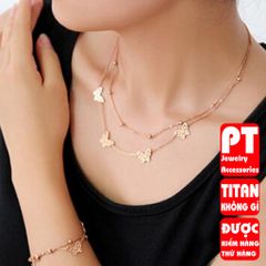 Dây Chuyền Nữ Titan Cao Cấp - Sang Trọng, Tinh Tế, Chống Gỉ Sét, Thiết Kế Nữ Tính - Phụ Kiện Thời Trang Đặc Biệt