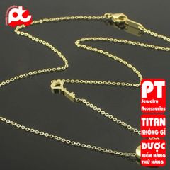 Dây Chuyền Nữ Titan Cao Cấp - Sang Trọng, Tinh Tế Chống Gỉ, Độc Đáo, Phụ Kiện Thời Trang Tuyệt Vời cho Phái Đẹp
