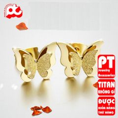 Bông Tai Nữ Titan Cao Cấp - Sang Trọng, Chống Gỉ Sét, Phụ Kiện Thời Trang Tinh Tế - Quà Tặng Ý Nghĩa cho Phụ Nữ