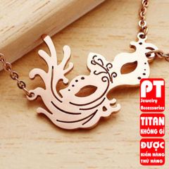 Dây Chuyền Nữ Titan Cao Cấp Sang Trọng - Thiết Kế Tinh Tế, Không Gỉ, Phụ Kiện Thời Trang An Toàn Cho Da