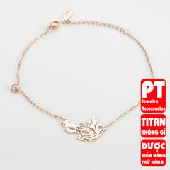 Dây Chuyền Nữ Titan Cao Cấp Sang Trọng - Thiết Kế Tinh Tế, Không Gỉ, Phụ Kiện Thời Trang An Toàn Cho Da