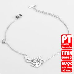 Dây Chuyền Nữ Titan Cao Cấp Sang Trọng - Thiết Kế Tinh Tế, Không Gỉ, Phụ Kiện Thời Trang An Toàn Cho Da