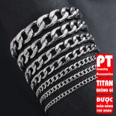 Lắc Tay Titan Cao Cấp Nam - Phụ Kiện Thời Trang Mạnh Mẽ Không Đen, Độc Đáo, An Toàn Cho Da, Quà Tặng Tuyệt Vời