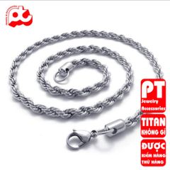 Dây Chuyền Nam Titan Cao Cấp - Phong Cách Mạnh Mẽ, Chống Gỉ và Trầy Xước, Phụ Kiện Thời Trang Nam Đẳng Cấp