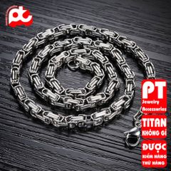 Dây Chuyền Nam Titan Cao Cấp 5mm - Phong Cách Mạnh Mẽ Sang Trọng, Chất Liệu Chống Gỉ, Phụ Kiện Thời Trang Nam Đẳng Cấp