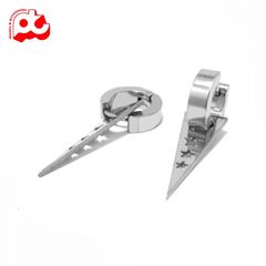 Bông tai nam 1 CHẾC inox titan thép không gỉ khoen tam giác PT Jewelry & Accessories PTBTNA130 363893