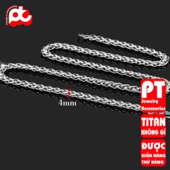 Dây Chuyền Nam Titan Cao Cấp, Thiết Kế Mạnh Mẽ Không Gỉ - Phụ Kiện Thời Trang Nam Đẳng Cấp, An Toàn Cho Da, Quà Tặng Ý Nghĩa