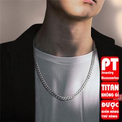 Dây Chuyền Titan Nam Cao Cấp - Phong Cách Mạnh Mẽ, Đẳng Cấp, Chống Gỉ và Trầy Xước, Phụ Kiện Thời Trang Nam Unisex
