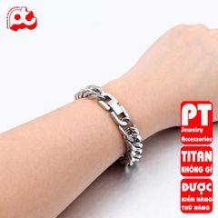 Lắc Tay Titan Cao Cấp Đôi - Phong Cách Nam Tính, Bền Bỉ Không Gỉ, Phụ Kiện Thời Trang Đẳng Cấp Cho Nam Nữ