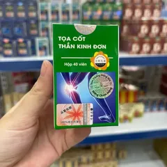 Viên Uống Xương Khớp Tọa Cốt Thần Kinh Đơn 40 Viên - Hỗ Trợ Giảm Đau Nhức, Tê Bì Tay Chân, Thoái Hóa Cột Sống