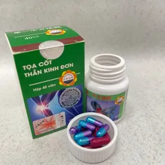 Viên Uống Xương Khớp Tọa Cốt Thần Kinh Đơn 40 Viên - Hỗ Trợ Giảm Đau Nhức, Tê Bì Tay Chân, Thoái Hóa Cột Sống