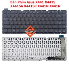 Bàn Phím Asus X441 X441S X441SA X441SC X441N X441NA - Phím Cao Cấp, Độ Nhạy Cao, Thiết Kế Chống Chập, Hàng Chính Hãng