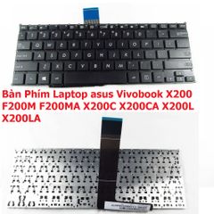 Bàn Phím Laptop Asus Vivobook X200 F200M F200MA X200C - US Layout, Chất lượng Cao, Chữ Khắc Laser, Bảo Đảm Độ Nhạy Tốt