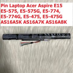 Pin Laptop Acer Aspire E15 E5-575G E5-774G - Pin Li-Polymer 11.1V 4850mAh OEM Tương Thích AS16A5K AS16A7K AS16A8K