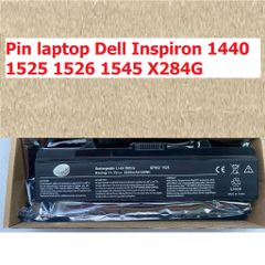 Pin Laptop Dell Inspiron X284G - 6 Cell OEM Chính Hãng cho 1440 1525 1526 1545 - Đen, Chất Lượng Cao, Bảo Hành 12 Tháng
