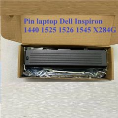 Pin Laptop Dell Inspiron X284G - 6 Cell OEM Chính Hãng cho 1440 1525 1526 1545 - Đen, Chất Lượng Cao, Bảo Hành 12 Tháng