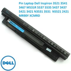 Pin Laptop Dell Inspiron 6 Cell Chất Lượng Cao cho 3521 3541 3467 M531R 5537 5535 5437 N3531 N5521 - Hàng Nhập Khẩu Chính Hãng
