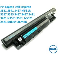 Pin Laptop Dell Inspiron 6 Cell Chất Lượng Cao cho 3521 3541 3467 M531R 5537 5535 5437 N3531 N5521 - Hàng Nhập Khẩu Chính Hãng