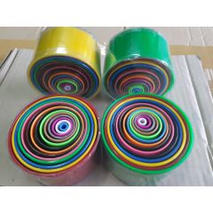 Bộ Khuôn Thái Làm Hoa Voan 14 Vòng - Đồ Handmade Uốn Kẽm Cánh Lá Văn Phòng Phẩm Màu Sắc Đẹp