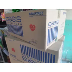 Xốp Cắm Hoa Tươi Oasis Chính Hãng Mã Lai - Thùng 20 Viên Giúp Giữ Nước Tươi Lâu, Thích Hợp Cắm Giỏ Hoa & Bình Hoa