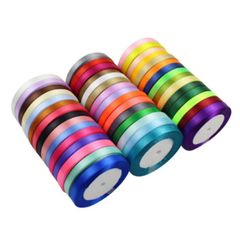 Ruy Băng Vải 1cm - Lốc 10 Cuộn Thắt Nơ, Trang Trí Quà, Hơn 20 Màu Sắc Đa Dạng - Vải Cao Cấp Trung Quốc