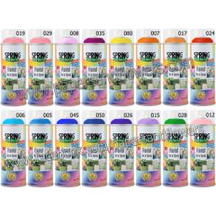 Chai Sơn Xịt Màu Hoa Tươi Spring Pro 400ml - Dùng Trang Trí Hoa Thật & Nhân Tạo Cho Nội Ngoại Thất