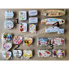Băng Chữ Chúc Mừng Ngày Phụ Nữ 20/10 và Ngày Nhà Giáo 20/11 Kèm Giỏ Quà - Set 50 Tờ Hình Mẫu Đa Dạng