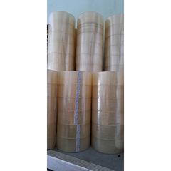 Băng Keo Trong 5P 200Y - 6 Cuộn Băng Keo Siêu Dính 2.4kg Dùng Để Đóng Gói, Dán Thùng Văn Phòng Phẩm